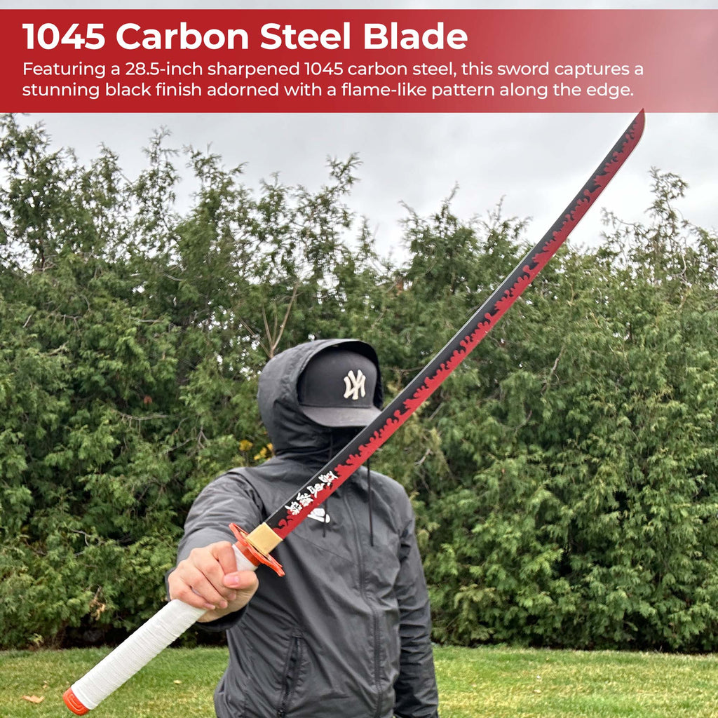 Kyojuro Rengoku - Flame Nichirin Katana (Replica)