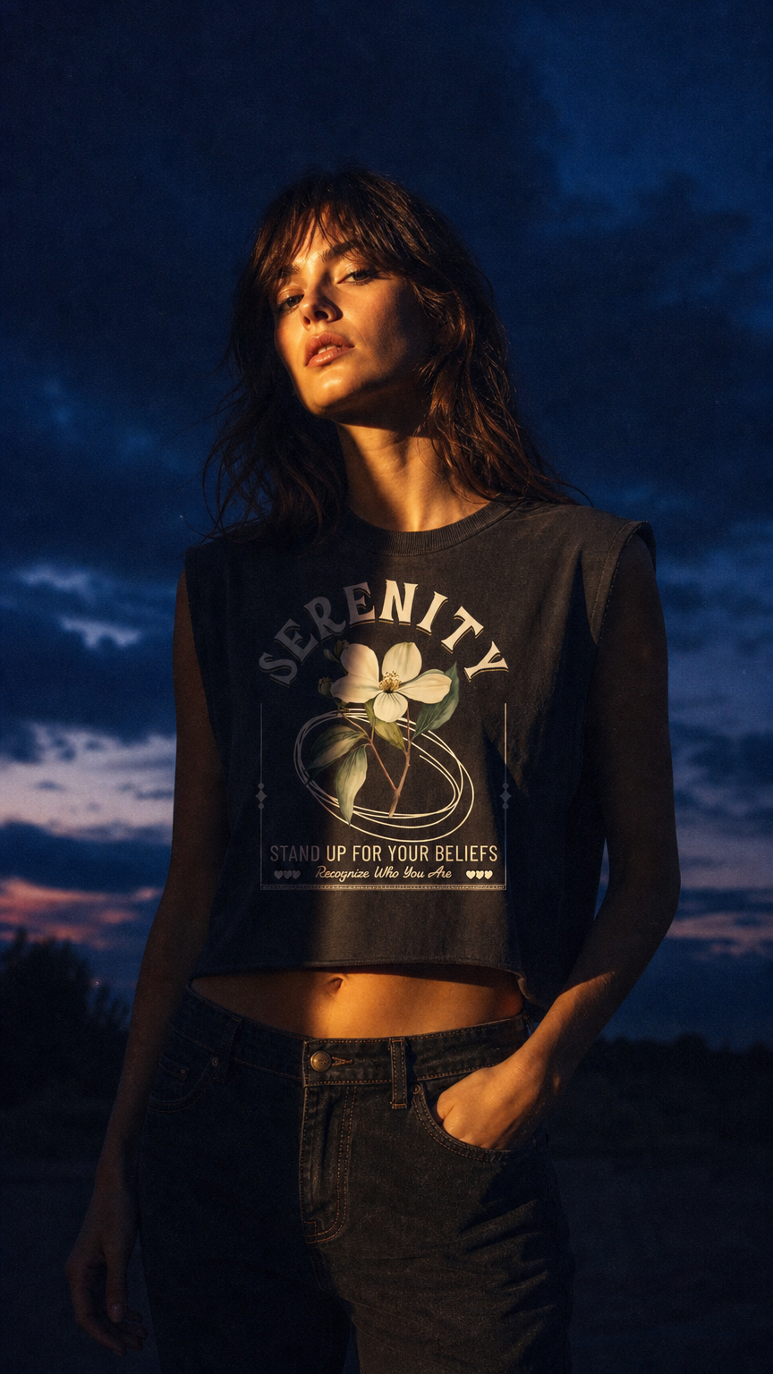SERENITY Boxy Tank Top