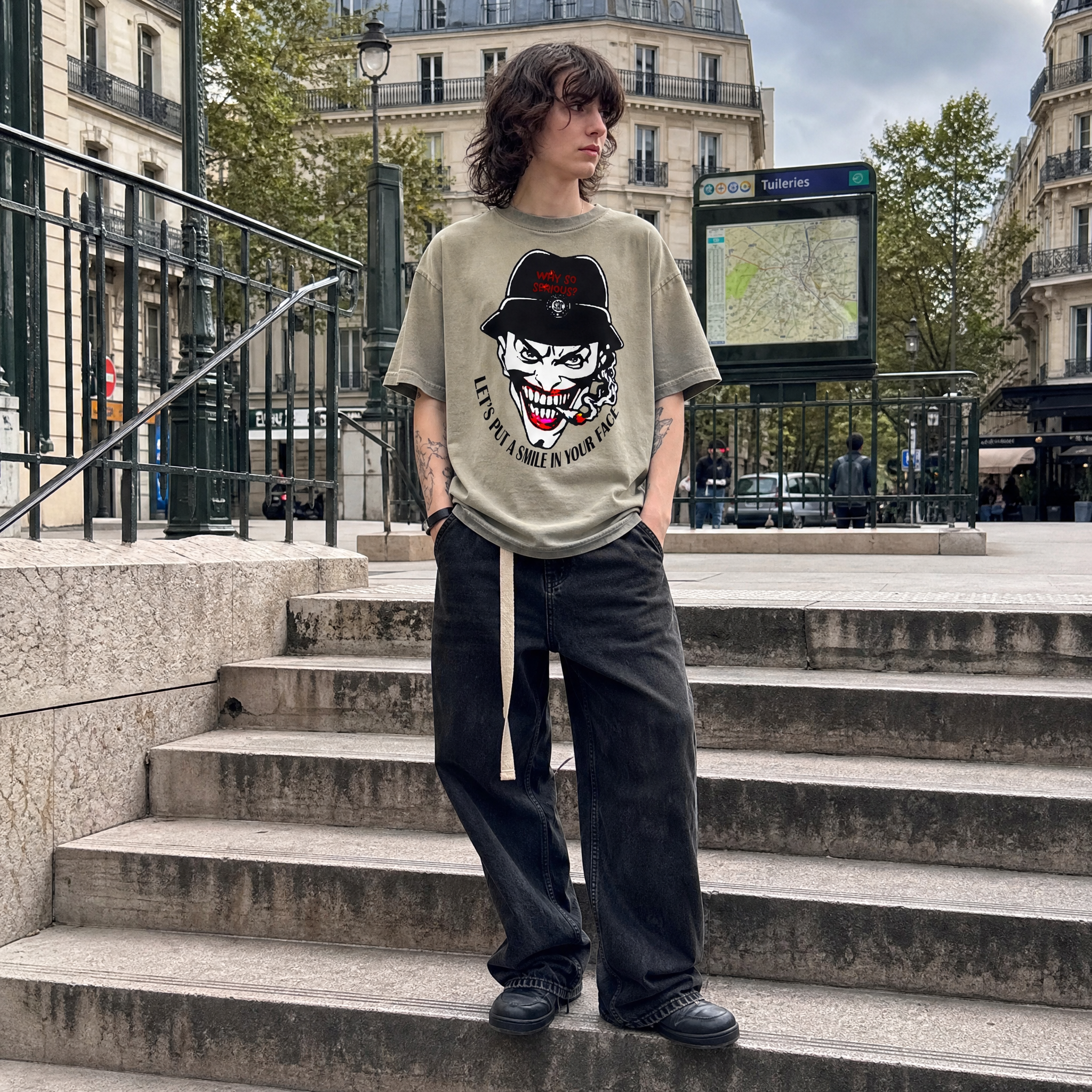 The Joker Reverse Dyed Tee