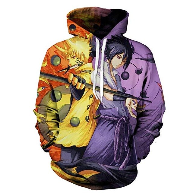 Naruto – 3D Hoodie – Immersive Shinobi Edition