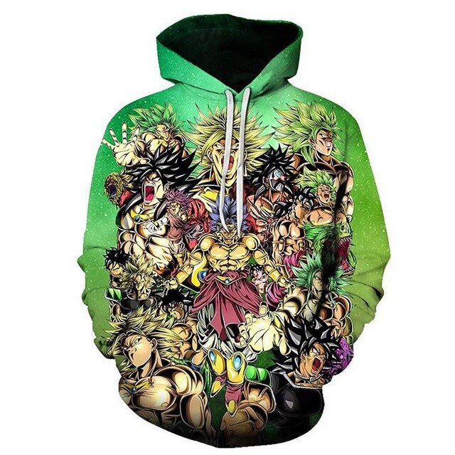 Dragon Ball Z – Character 3D Hoodie – Saiyan Street Edition