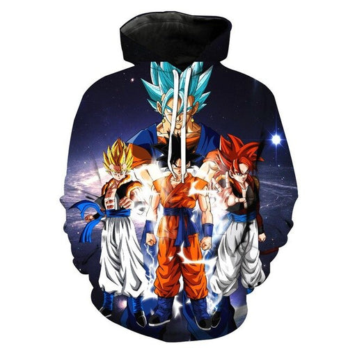 Dragon Ball Z – 3D Hoodie Collection – Variety Fighters Edition