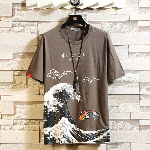 Oversized Anime Print - Streetwear Graphic Tee