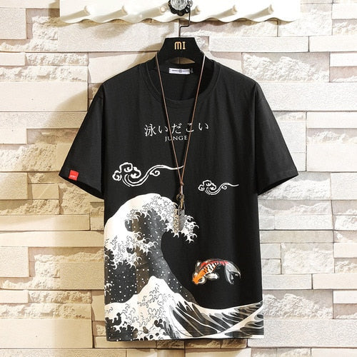 Oversized Anime Print - Streetwear Graphic Tee