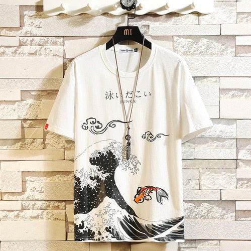 Oversized Anime Print - Streetwear Graphic Tee