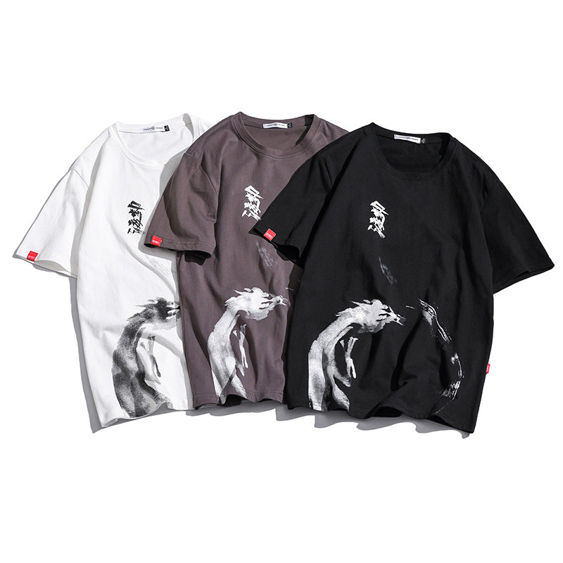 Oversized Anime Print - Streetwear Graphic Tee