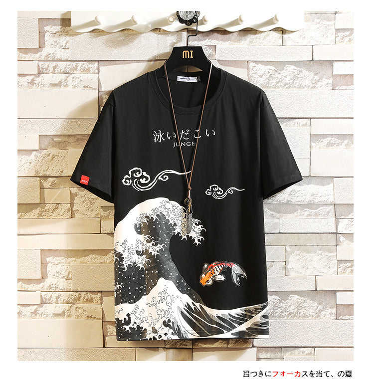Oversized Anime Print - Streetwear Graphic Tee